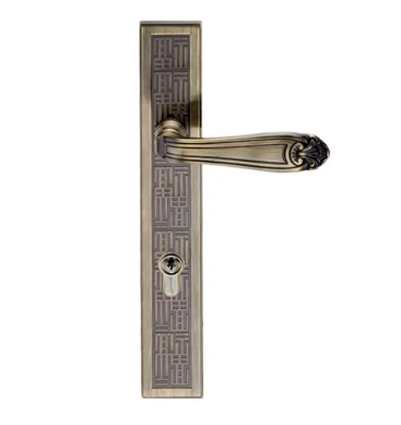 Khóa tay gạt cửa thông phòng AH7005C-20- màu Đồng Xước Đỏ