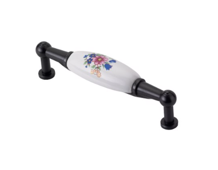 Tay nắm hoa sứ AK6242A-96-ORB- Đồng Đen